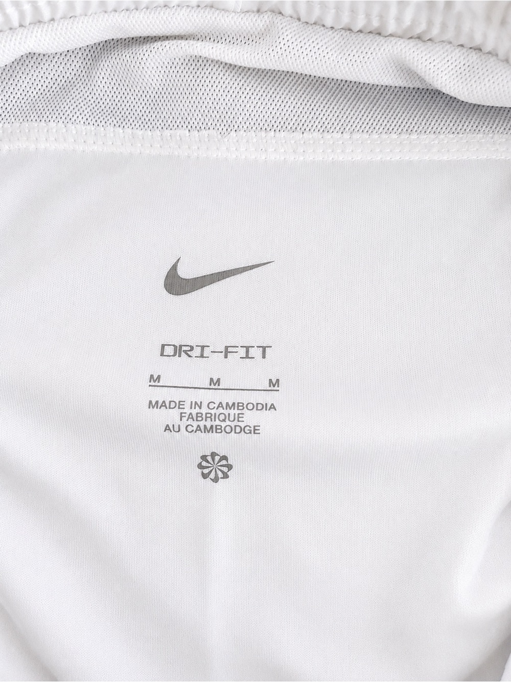 Nike Dri FIT Running Shorts White Women’s Medium NWOT Lined - Picture 3 of 4